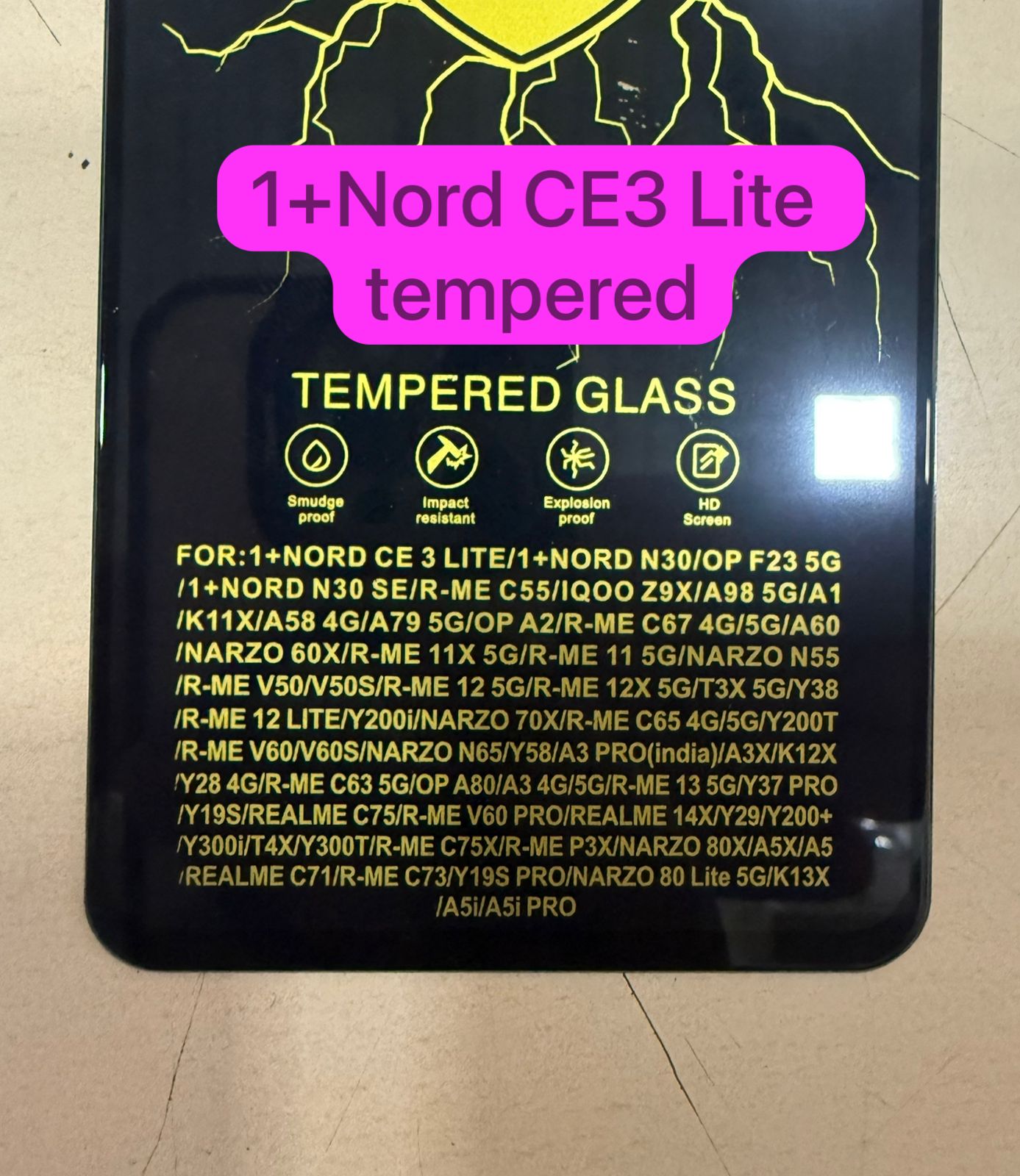 Tempered Glass ESD ONEPLUS