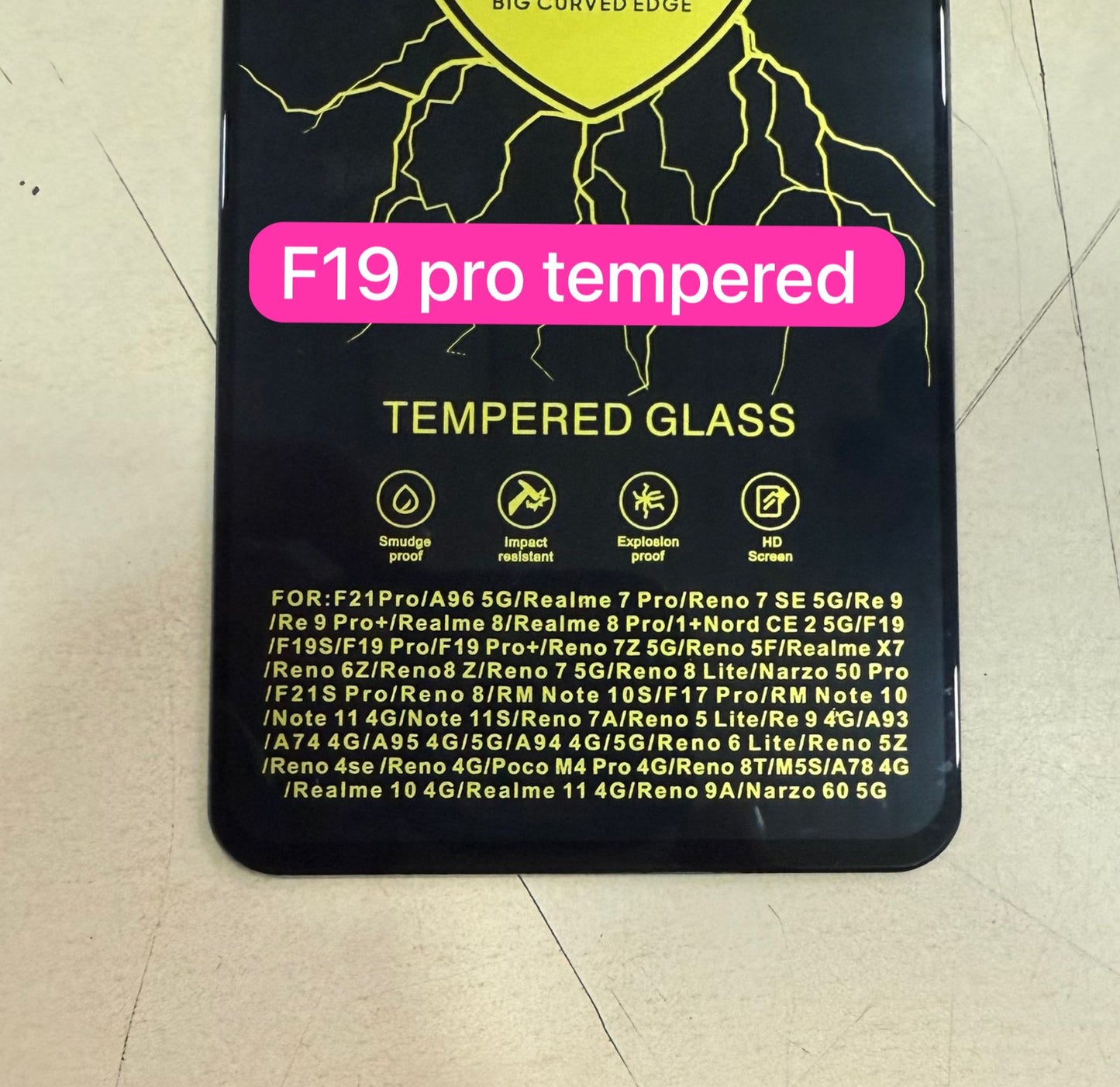 Tempered Glass ESD OPPO
