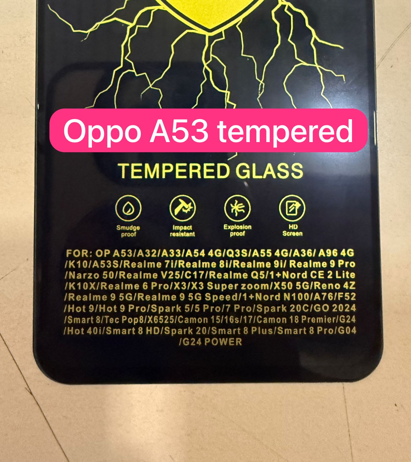 Tempered Glass ESD REALME