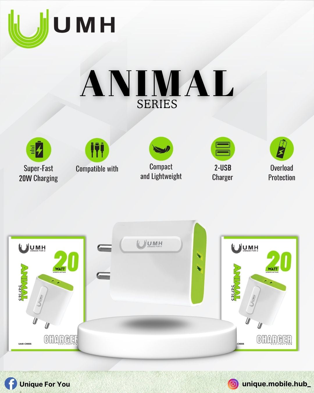 UMH Charger ANIMAL 20W